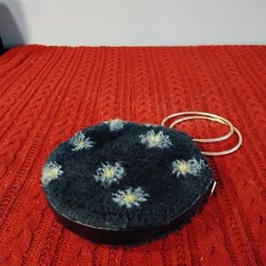 Floral Patterned Round Handbag